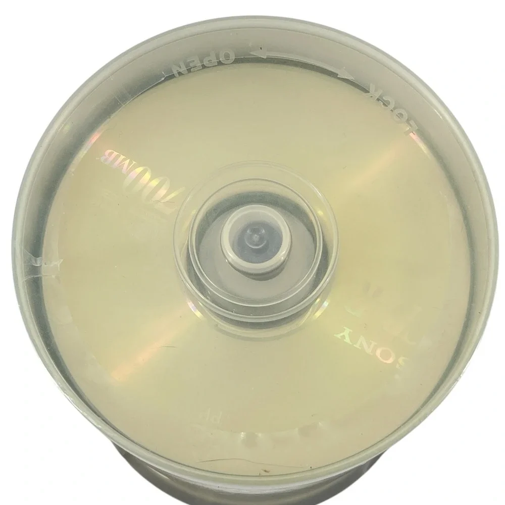 Sony CD-R 700MB 80 Min 48x Recordable Discs 100 Pack Spindle 100CDQ80LS3 Sealed